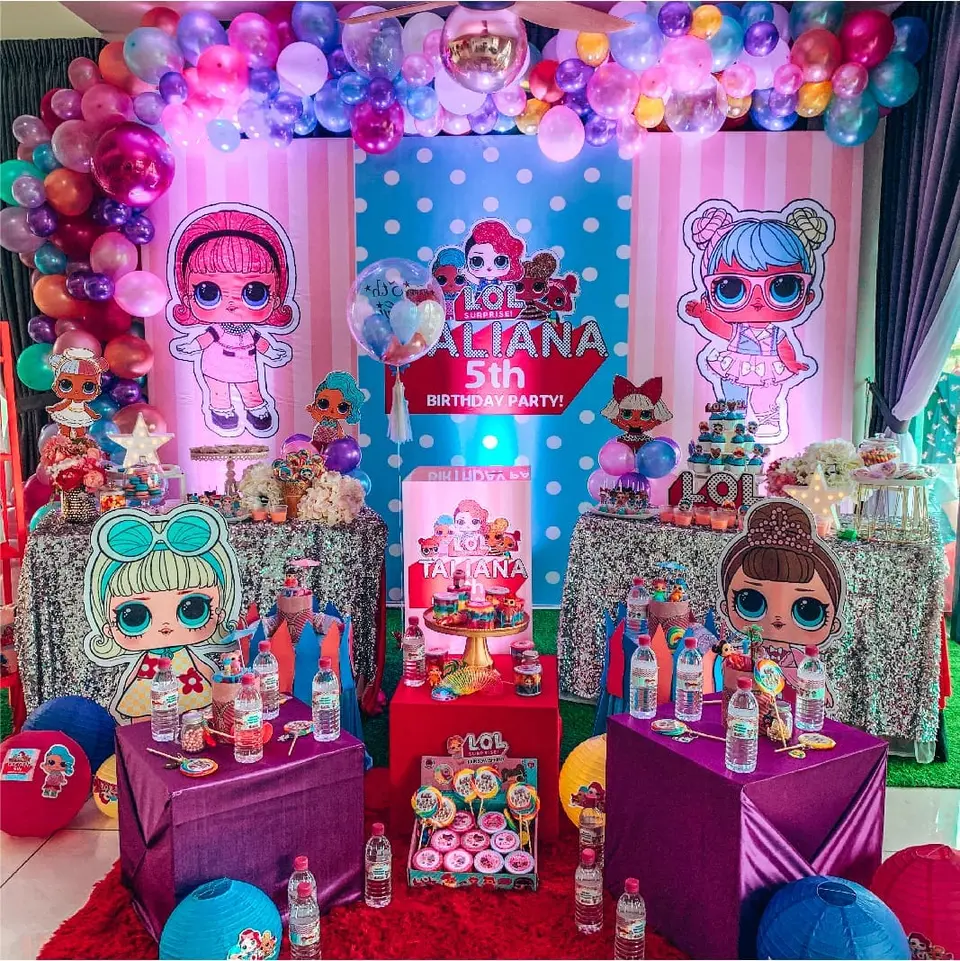 Dekorasi dan setup parti